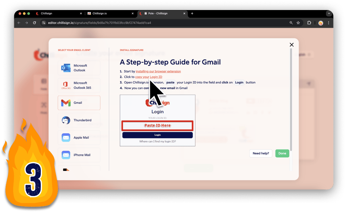 Chillisign - Gmail extension